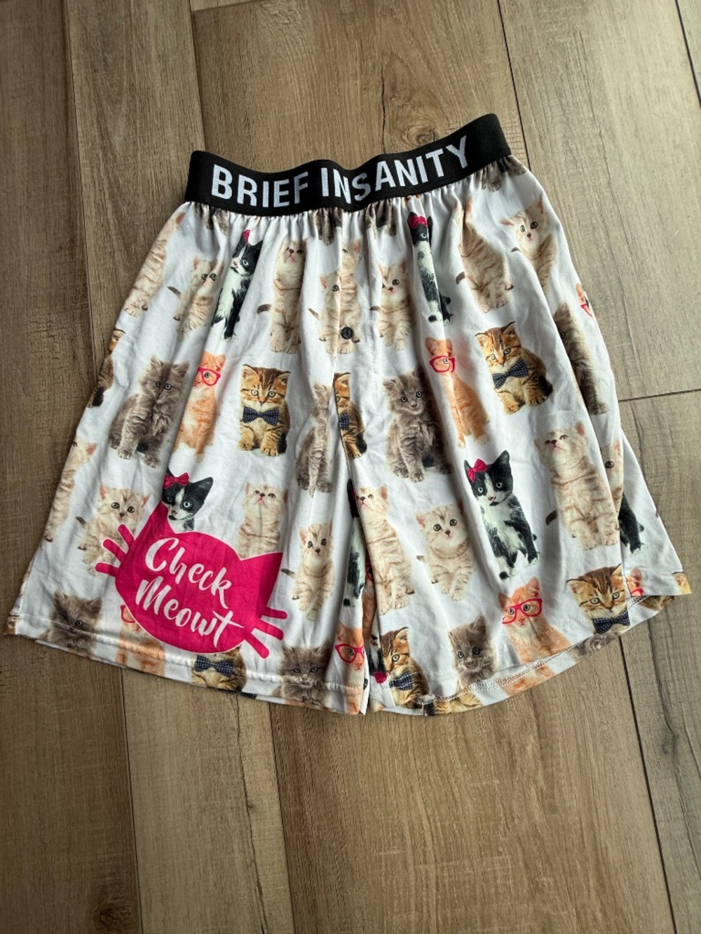 New without tags CHECK MEOWT BOXER SHORTS